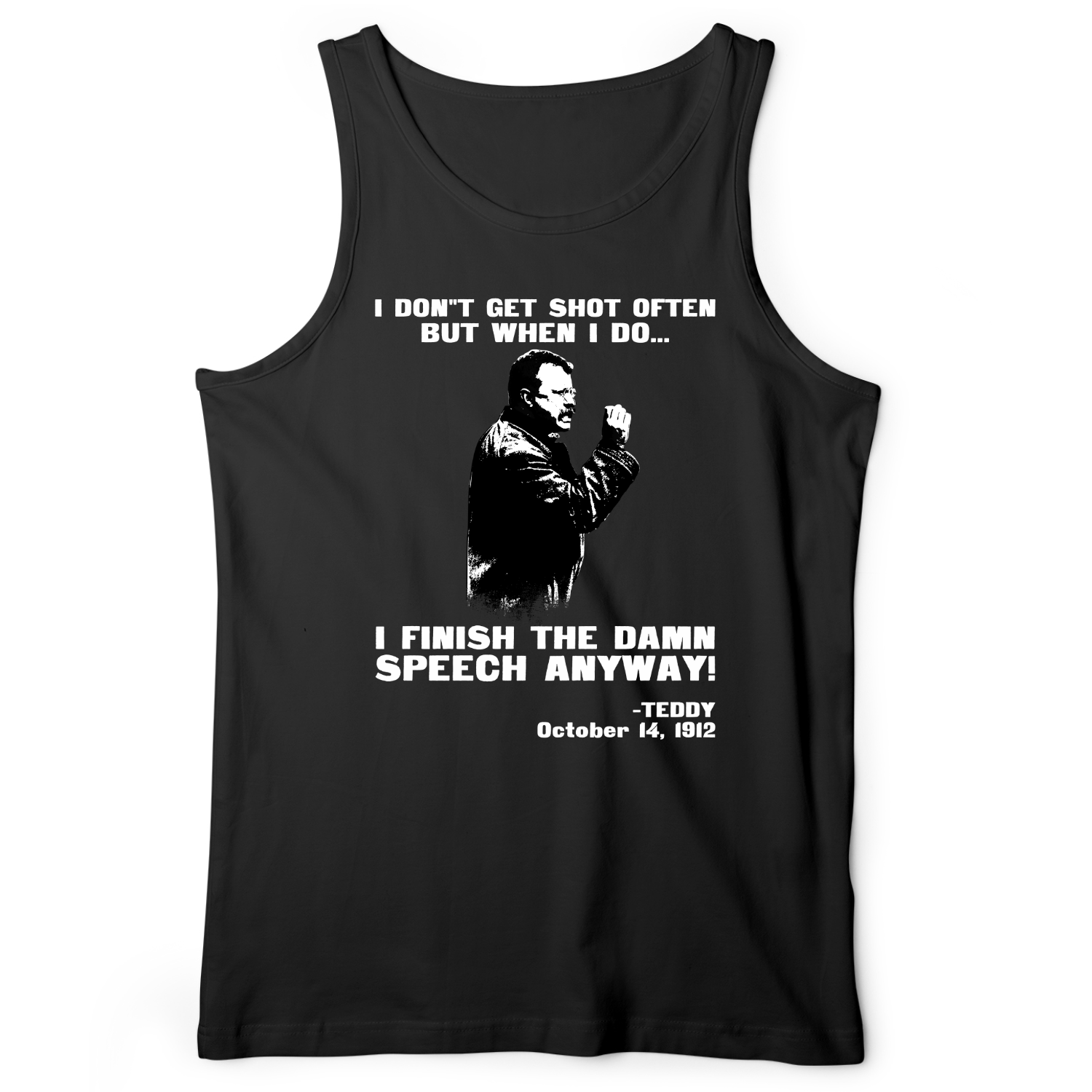 Teddy Speech Tank Black / XS