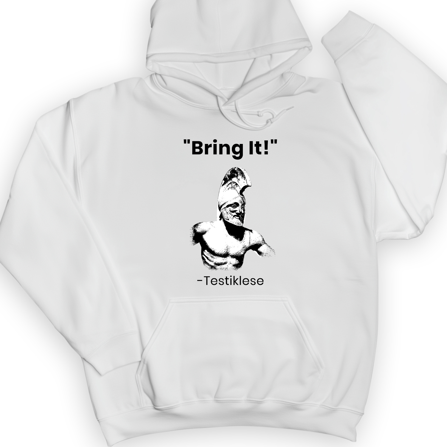 Testiklese Hoodie White / S