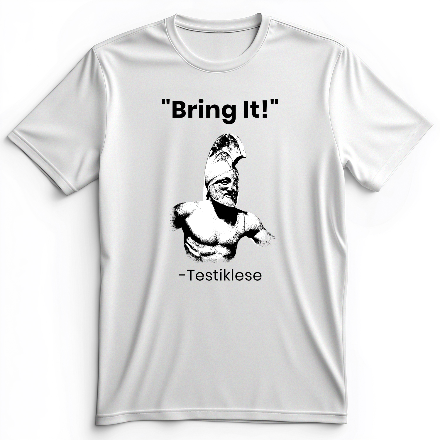 Testiklese Premium Tee White / S