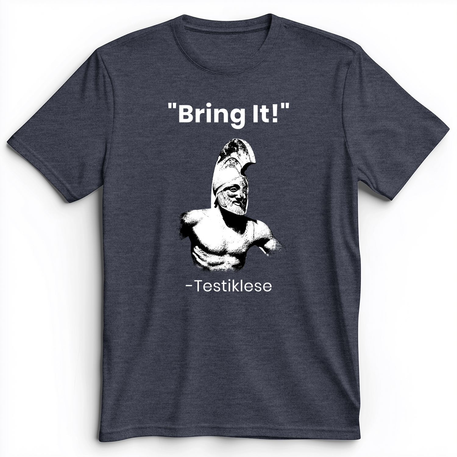 Testiklese Premium Tee Heather Navy / S