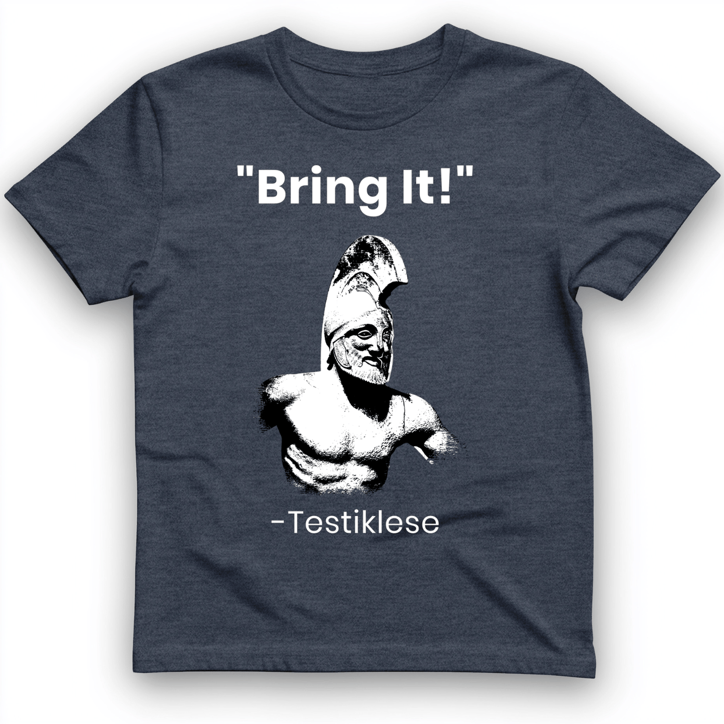 Testiklese T-Shirt Heather Navy / S