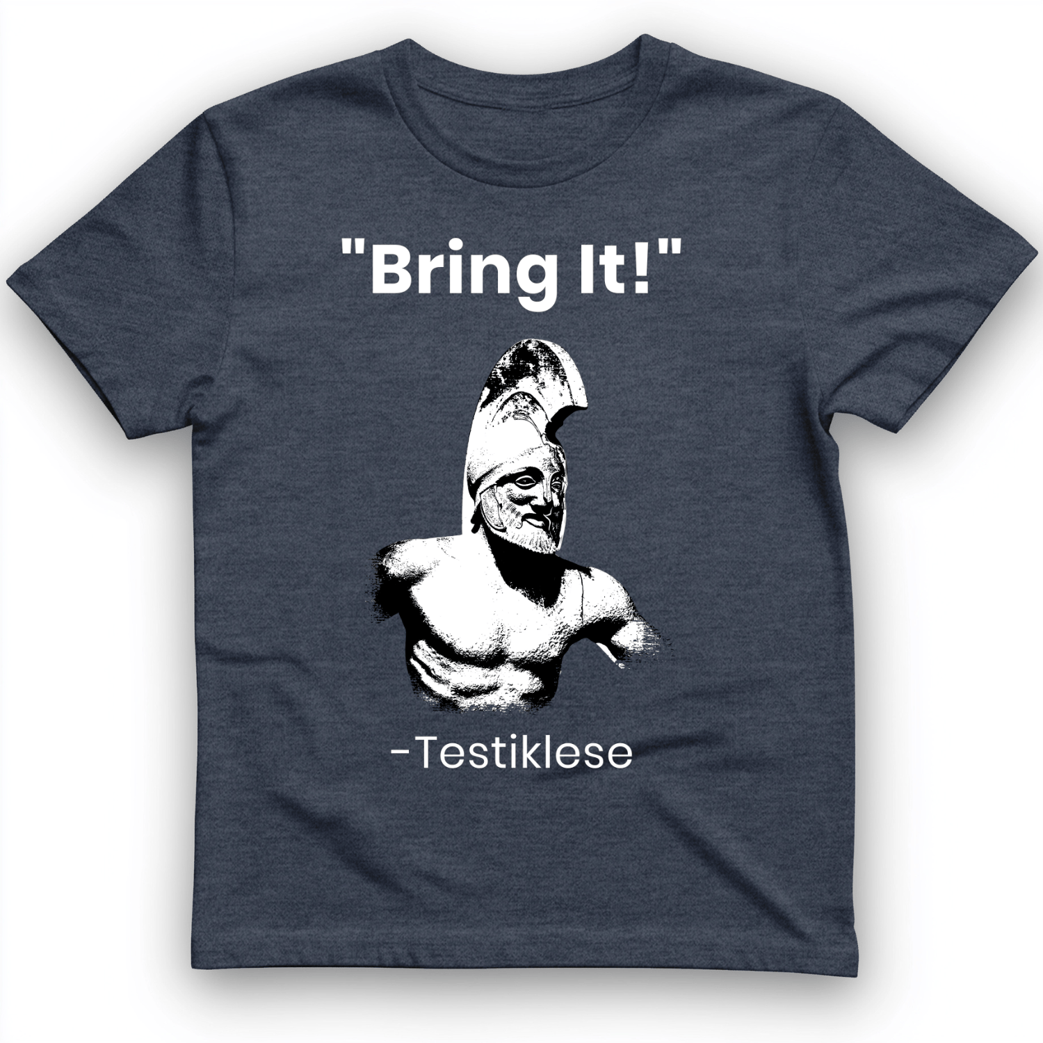 Testiklese T-Shirt Heather Navy / S