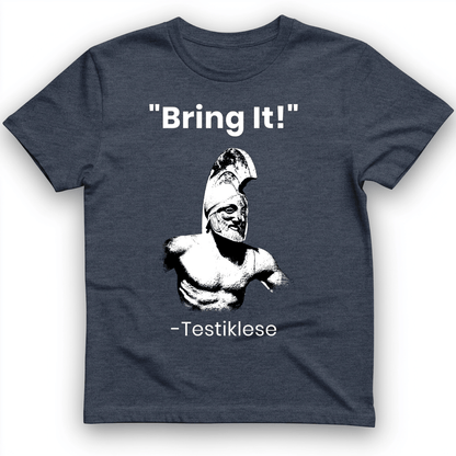 Testiklese T-Shirt Heather Navy / S