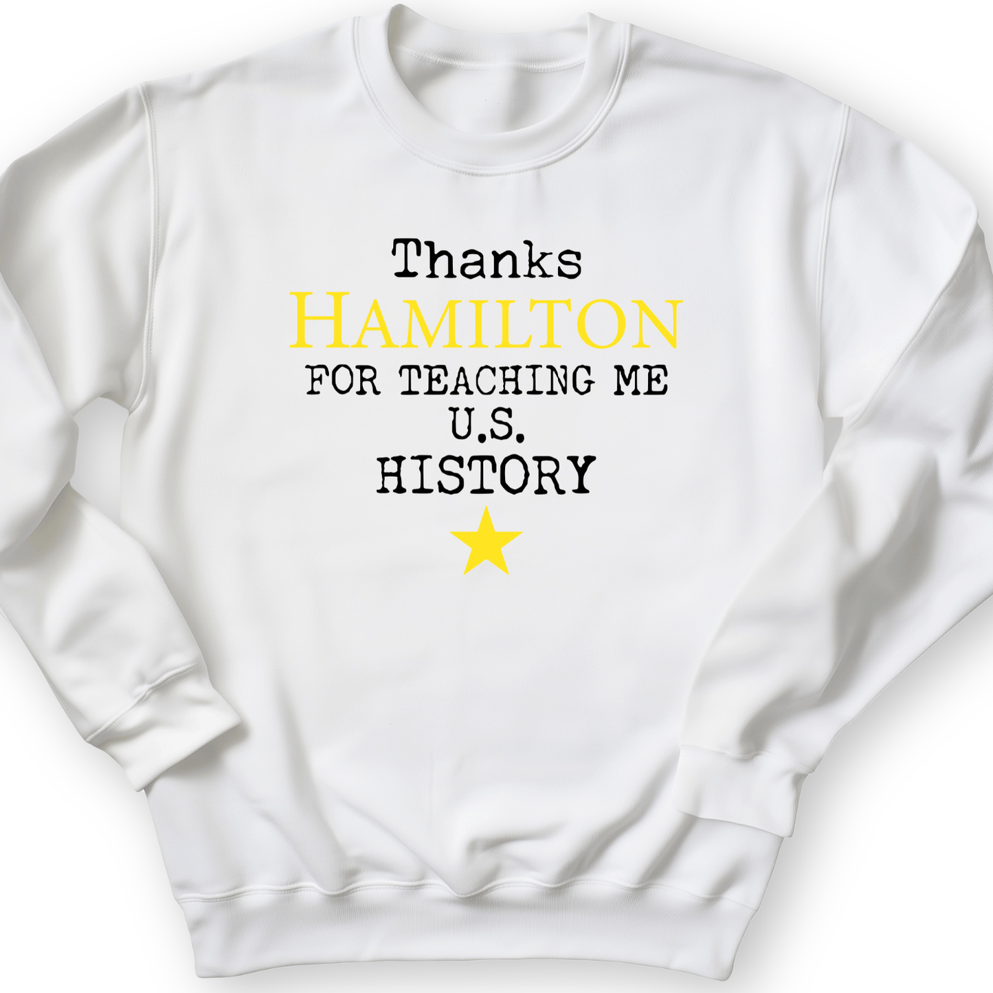 Thanks Hamilton Crewneck White / S