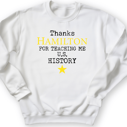 Thanks Hamilton Crewneck White / S