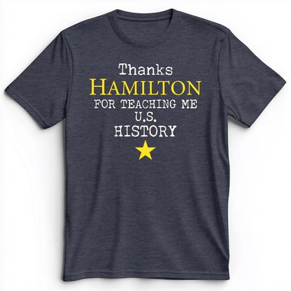 Thanks Hamilton Premium Tee Heather Navy / S