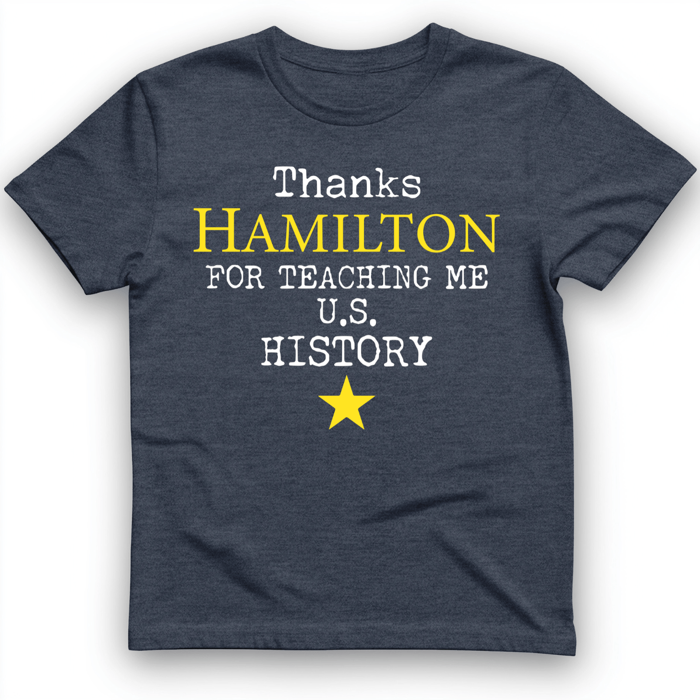 Thanks Hamilton T-Shirt Heather Navy / S