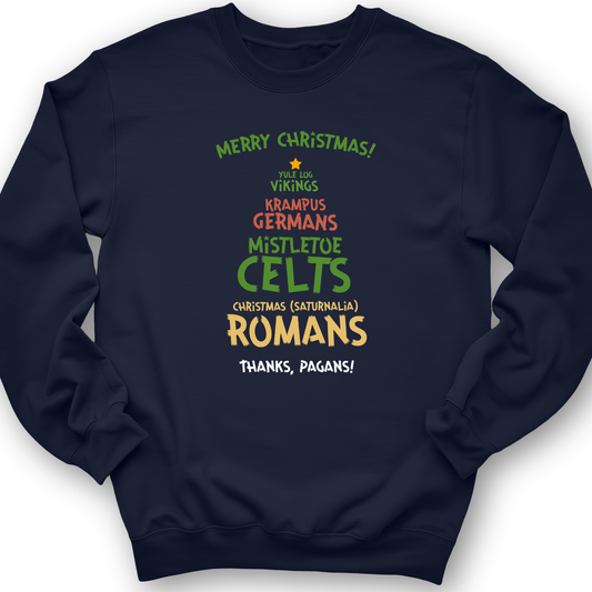 Thanks Pagans Crewneck Navy / S