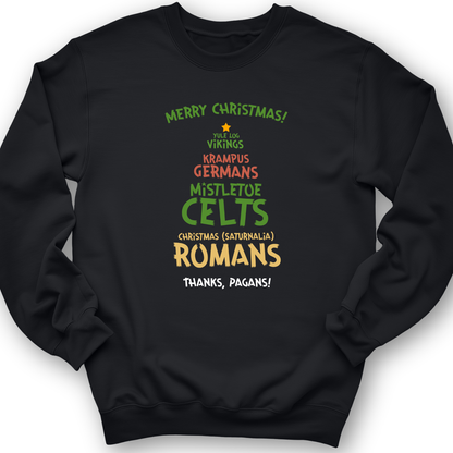 Thanks Pagans Crewneck Black / S