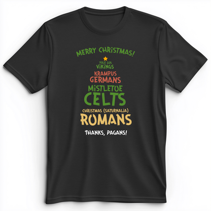 Thanks Pagans Premium Tee Dark Grey Heather / S