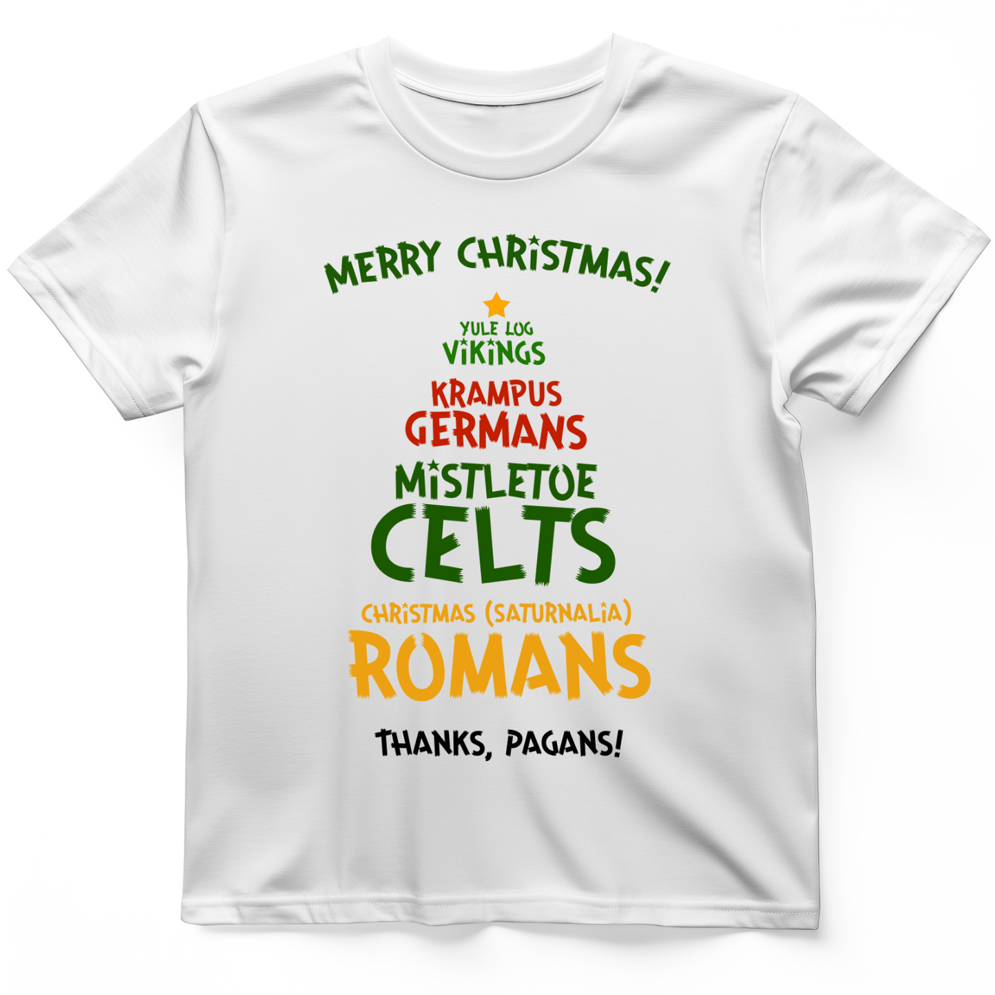 Thanks Pagans T-Shirt White / S