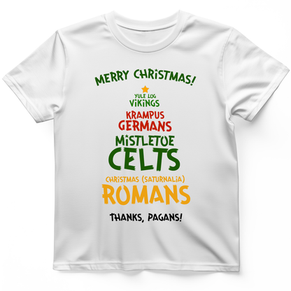 Thanks Pagans T-Shirt White / S