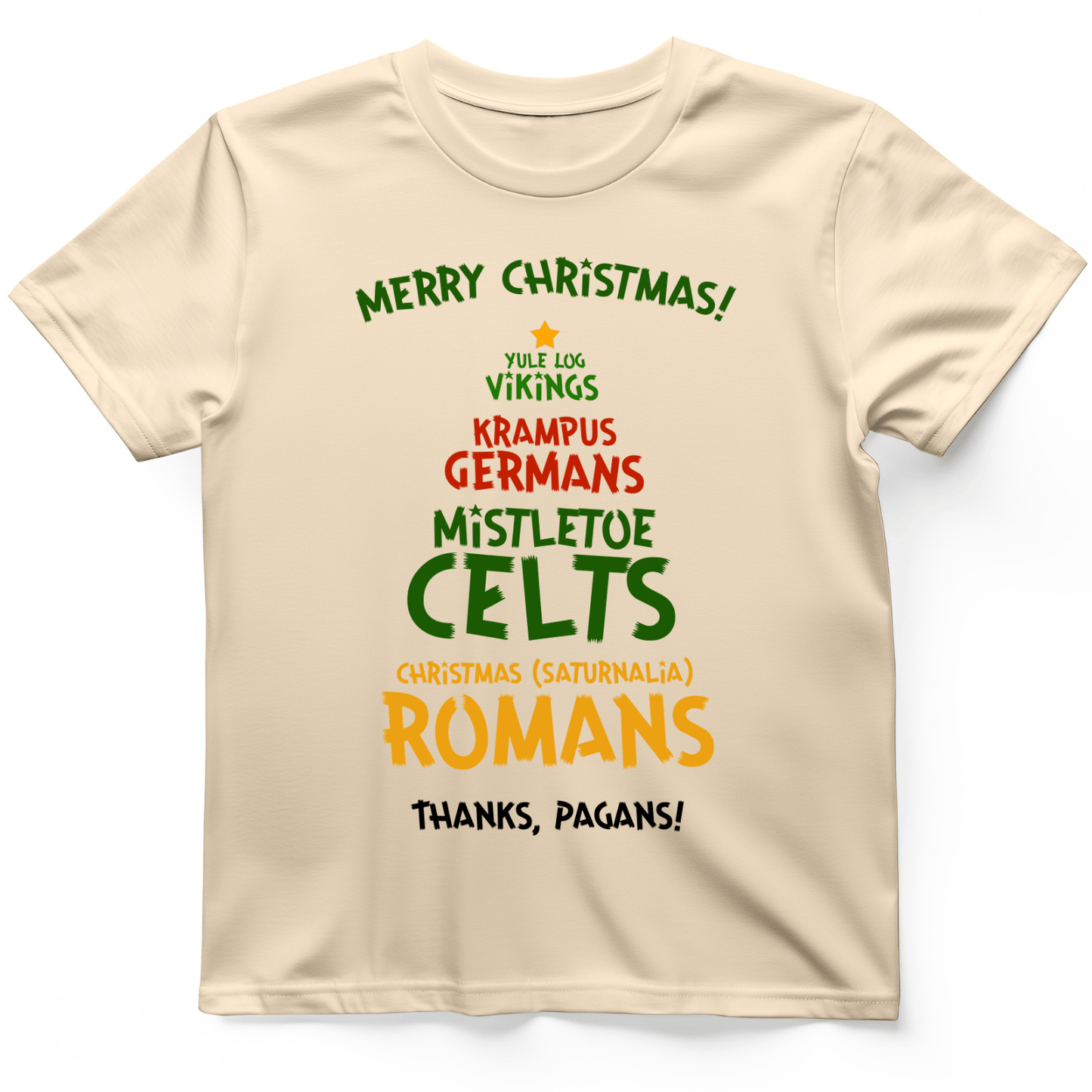 Thanks Pagans T-Shirt Natural / S