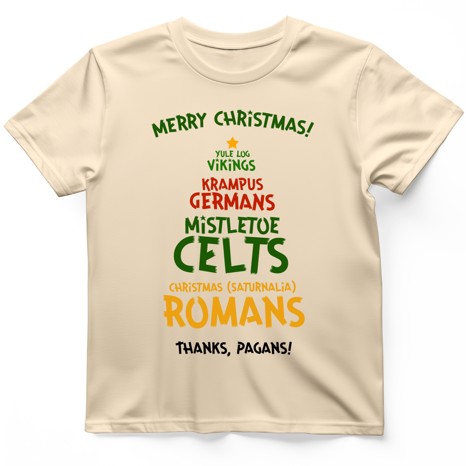 Thanks Pagans T-Shirt Natural / S