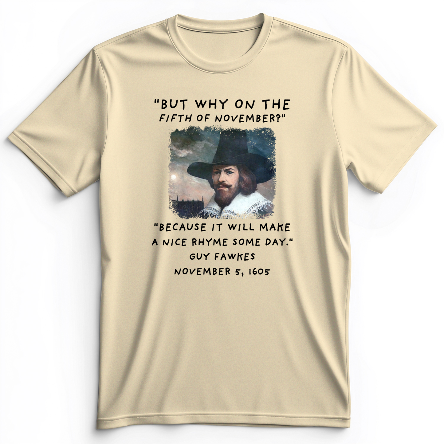 The 5th Of November Premium Tee Natural / S