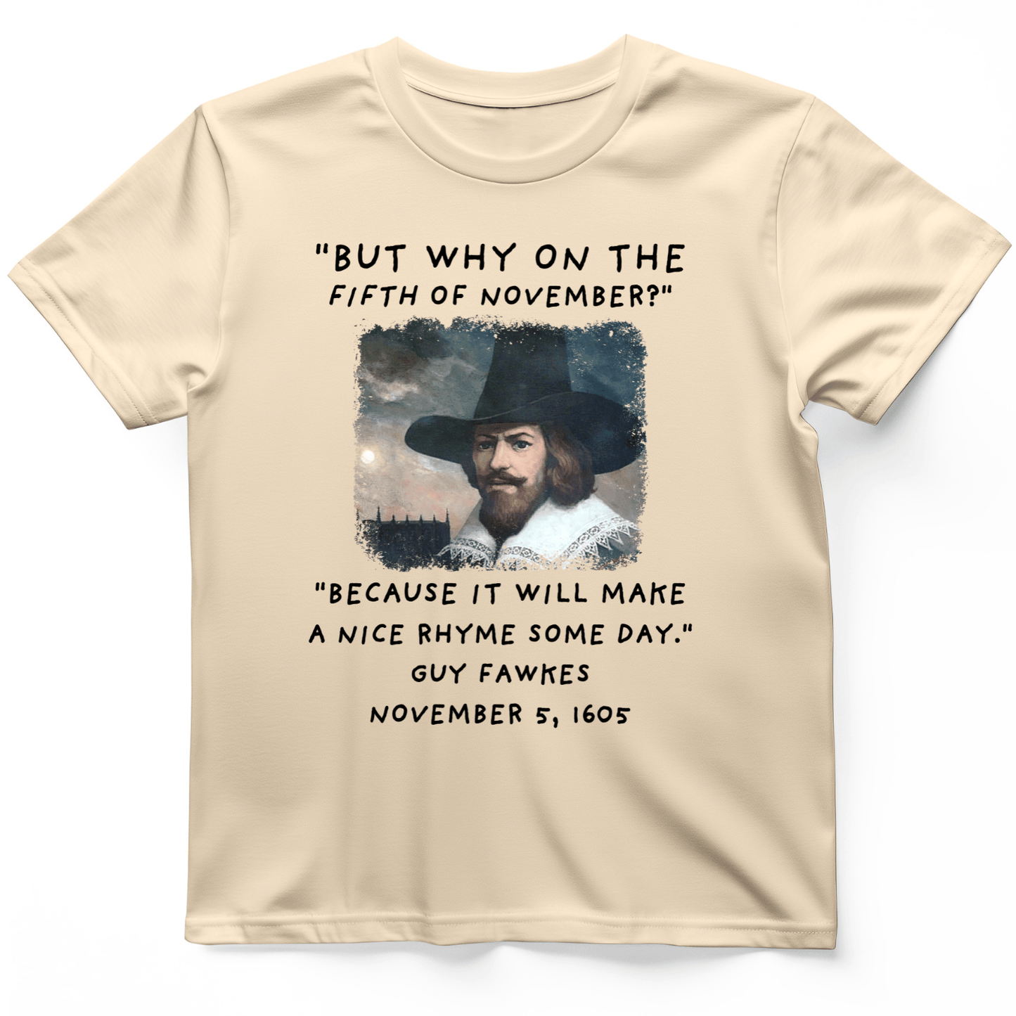 The 5th Of November T-Shirt Natural / S