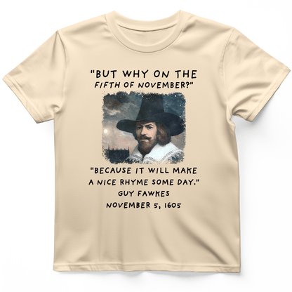 The 5th Of November T-Shirt Natural / S