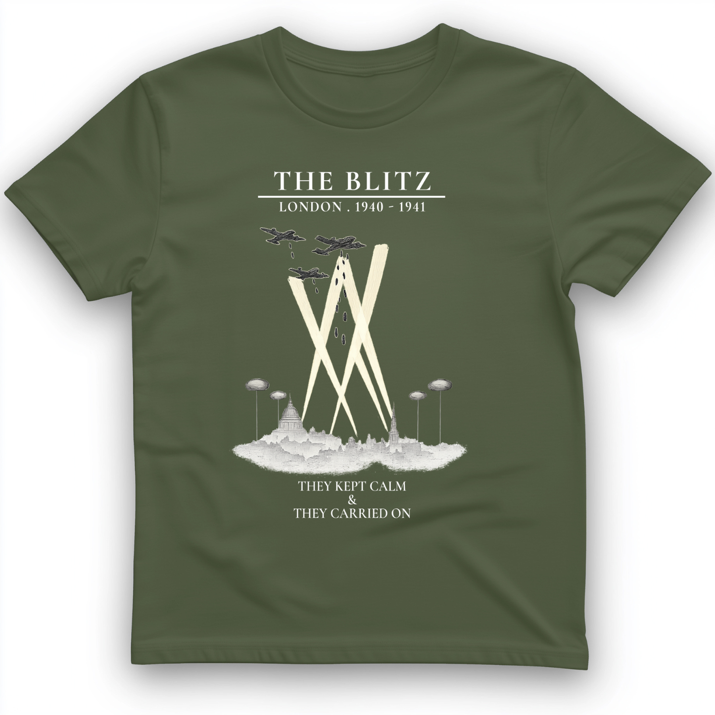 The Blitz T-Shirt Military Green / S
