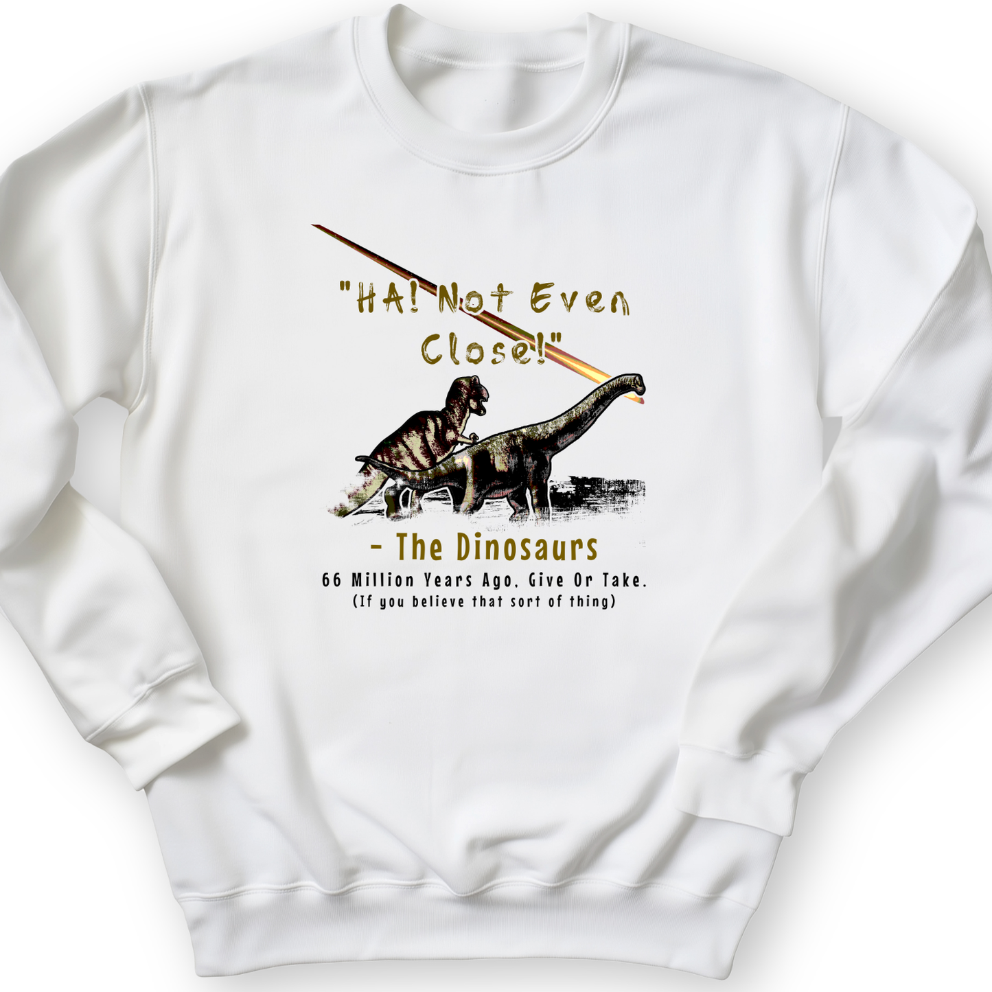 The Dinosaurs Crewneck White / S