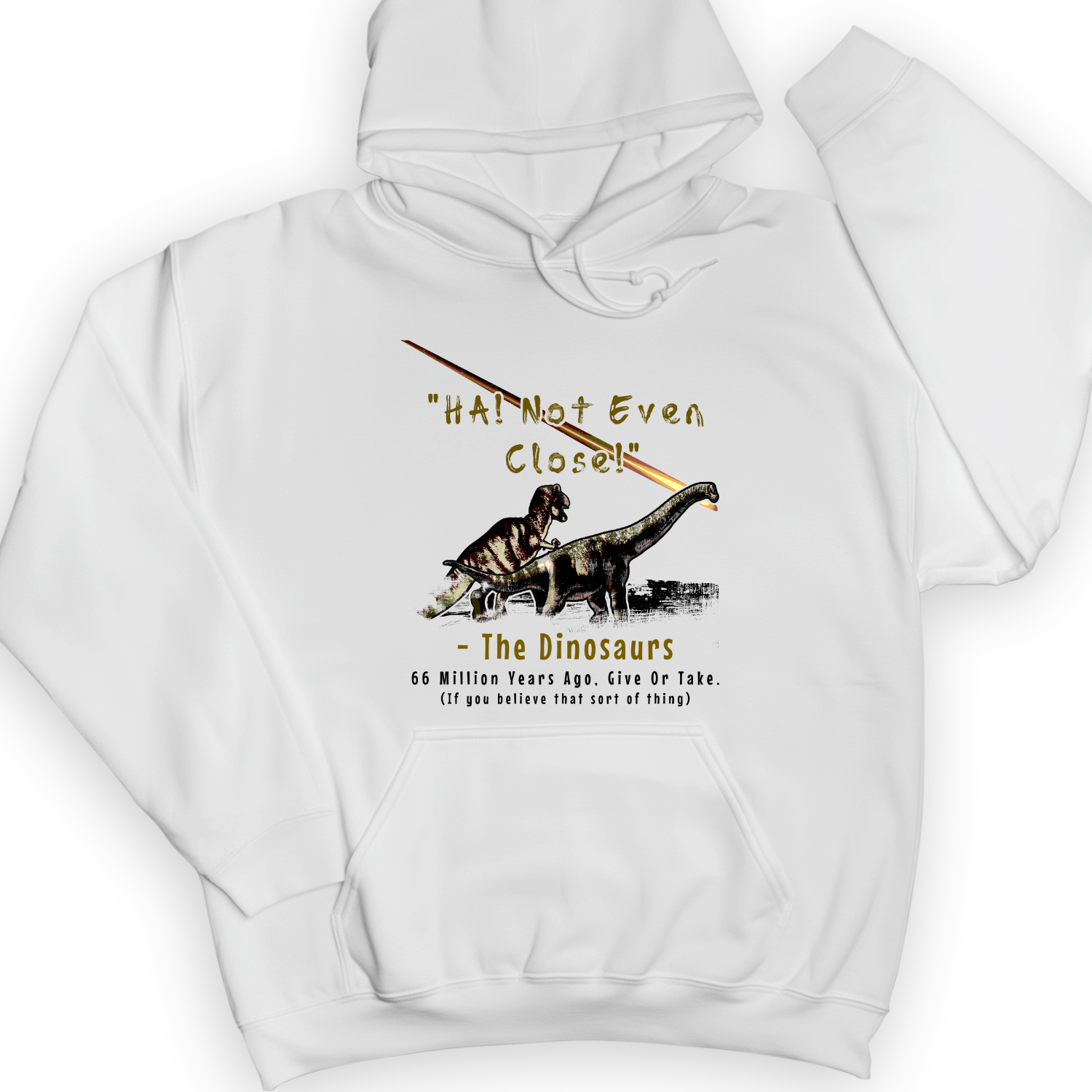 The Dinosaurs Hoodie White / S
