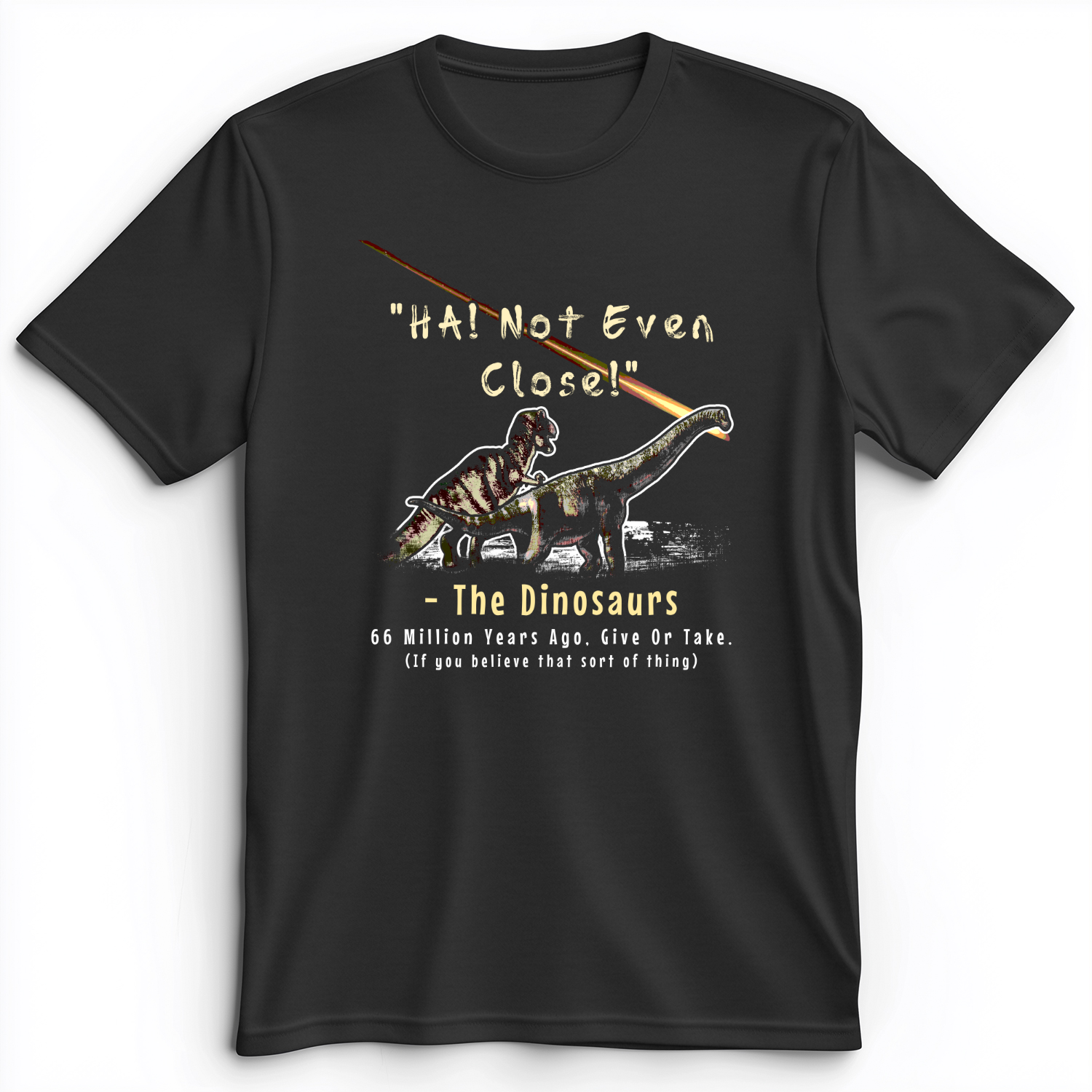 The Dinosaurs Premium Tee Dark Grey Heather / S