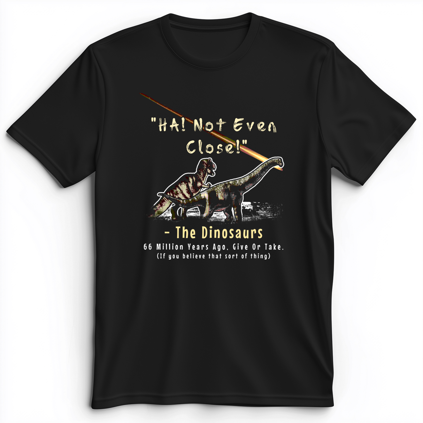 The Dinosaurs Premium Tee Black / S