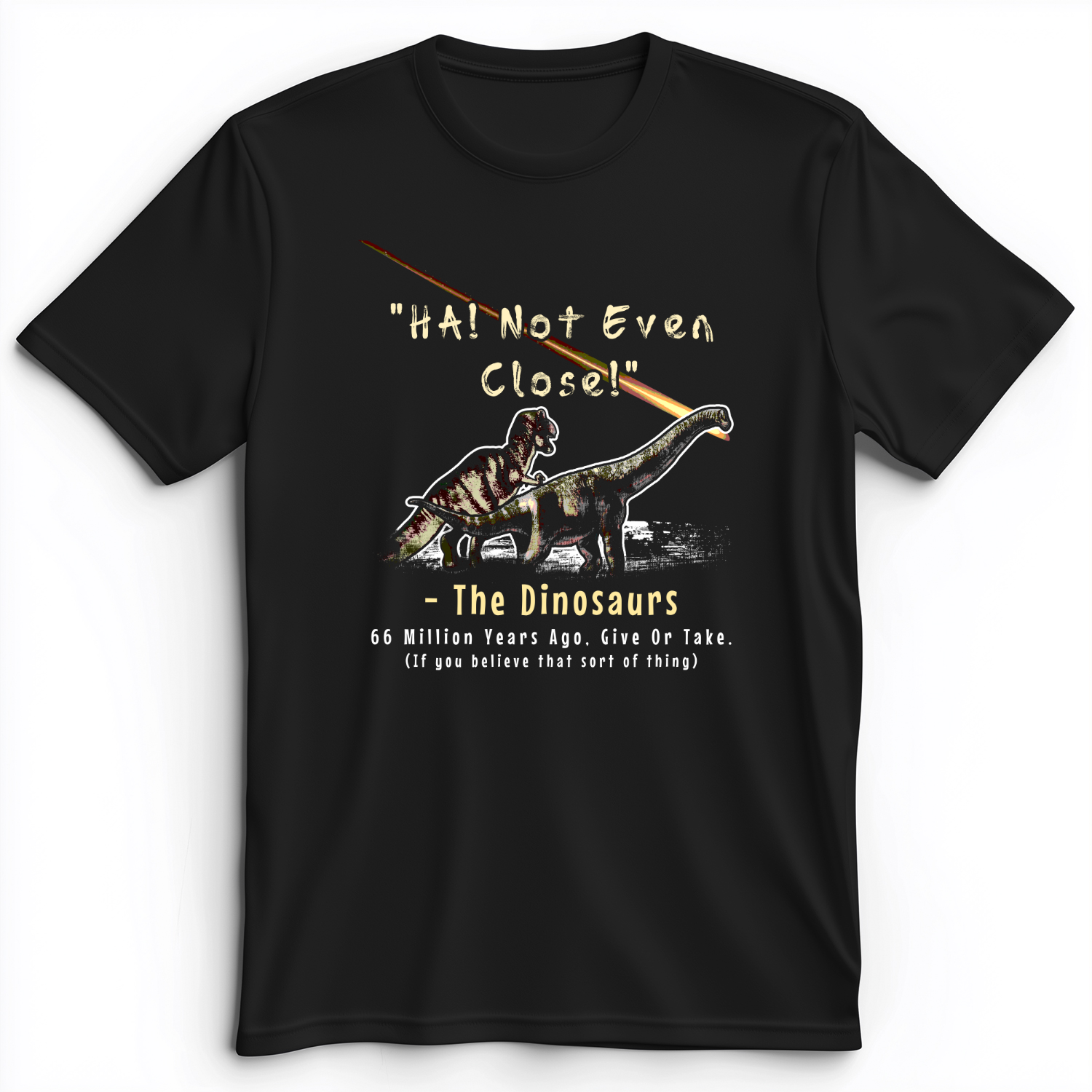 The Dinosaurs Premium Tee Black / S