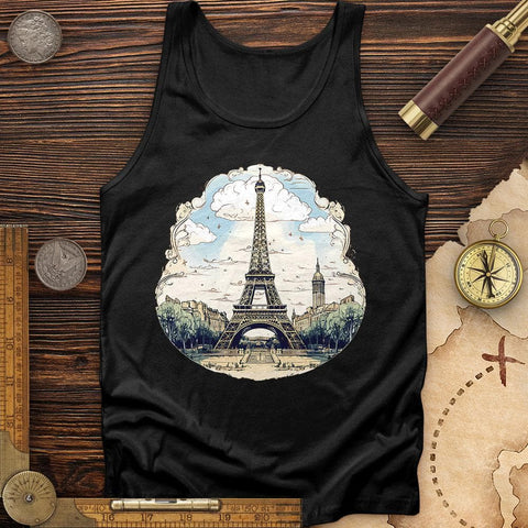 The Eiffel Tower Tank Black / XS