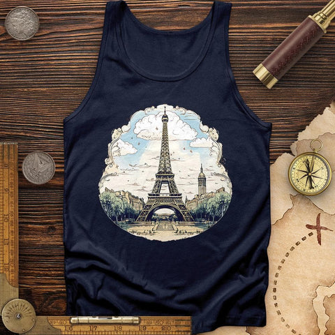 The Eiffel Tower Tank Navy / XS