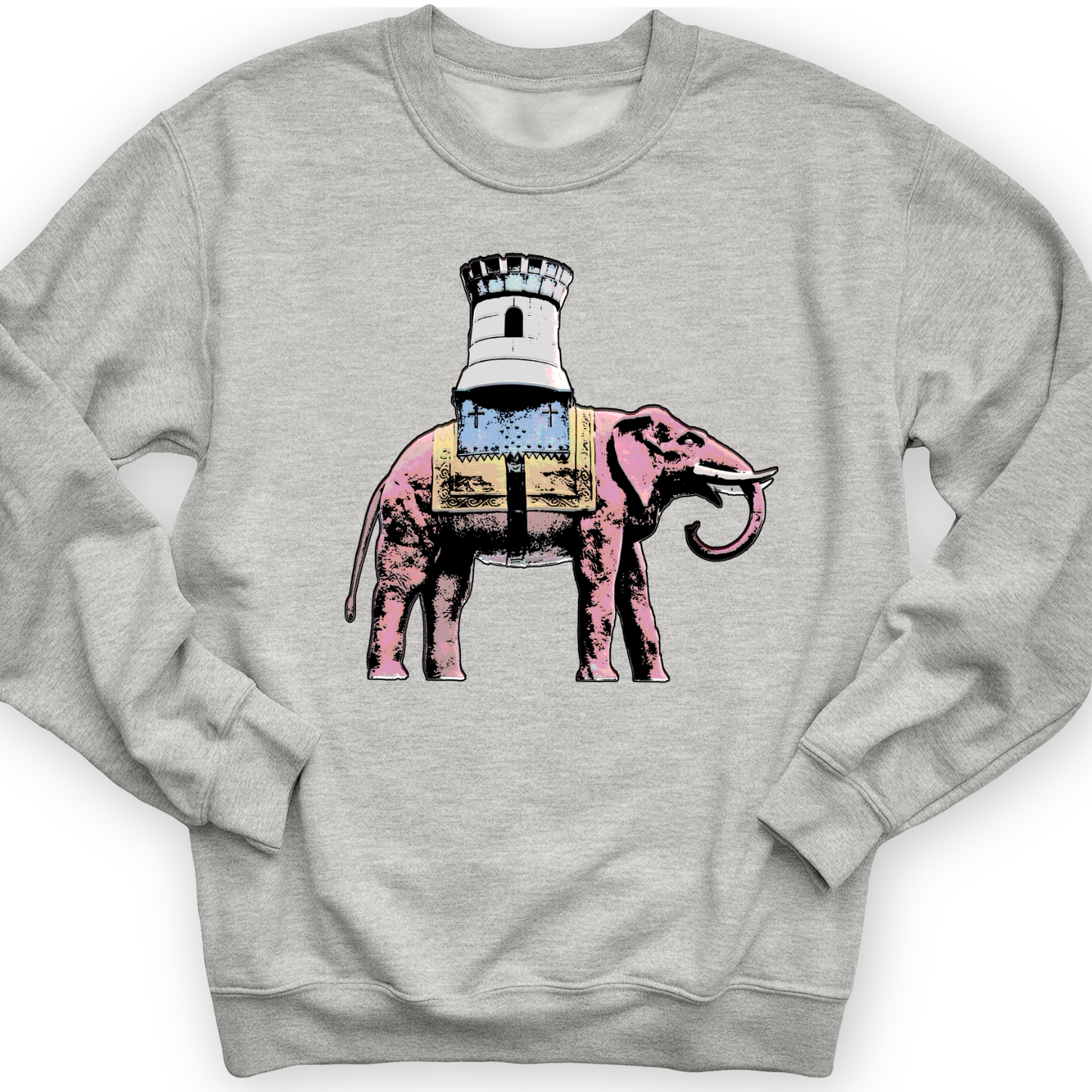 The Elephant And The Castle Crewneck Sport Grey / S
