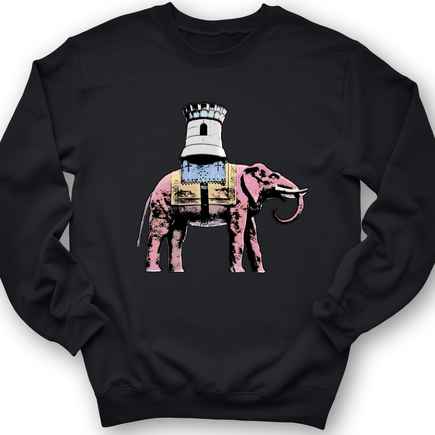 The Elephant And The Castle Crewneck Black / S