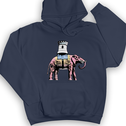 The Elephant And The Castle Hoodie Navy / S