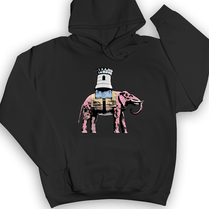 The Elephant And The Castle Hoodie Black / S