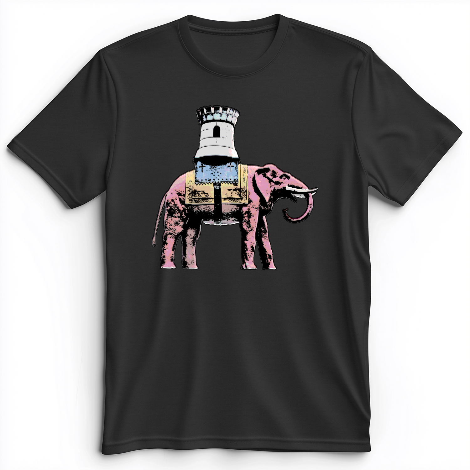 The Elephant And The Castle Premium Tee Dark Grey Heather / S