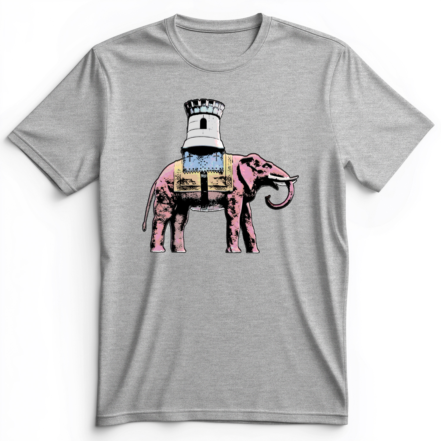The Elephant And The Castle Premium Tee Athletic Heather / S