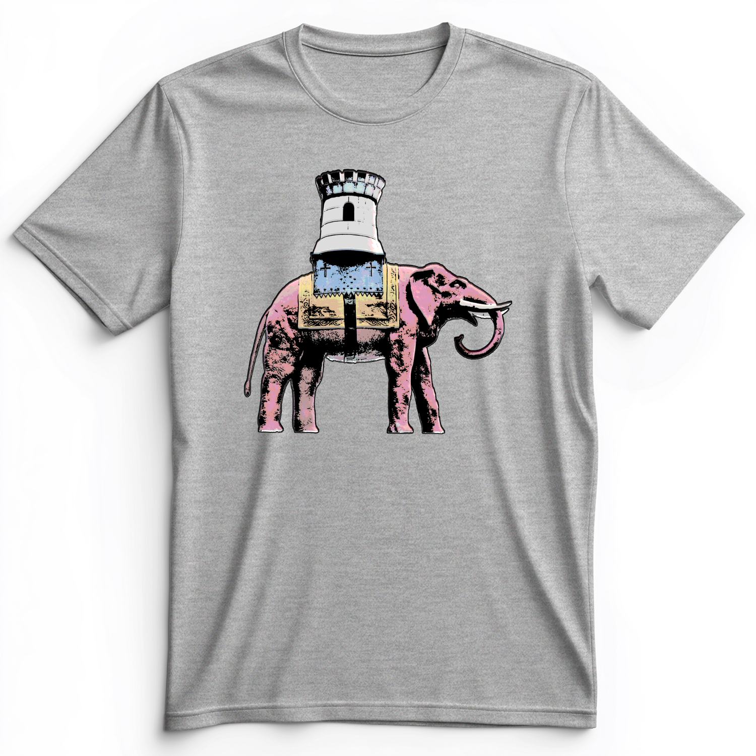 The Elephant And The Castle Premium Tee Athletic Heather / S