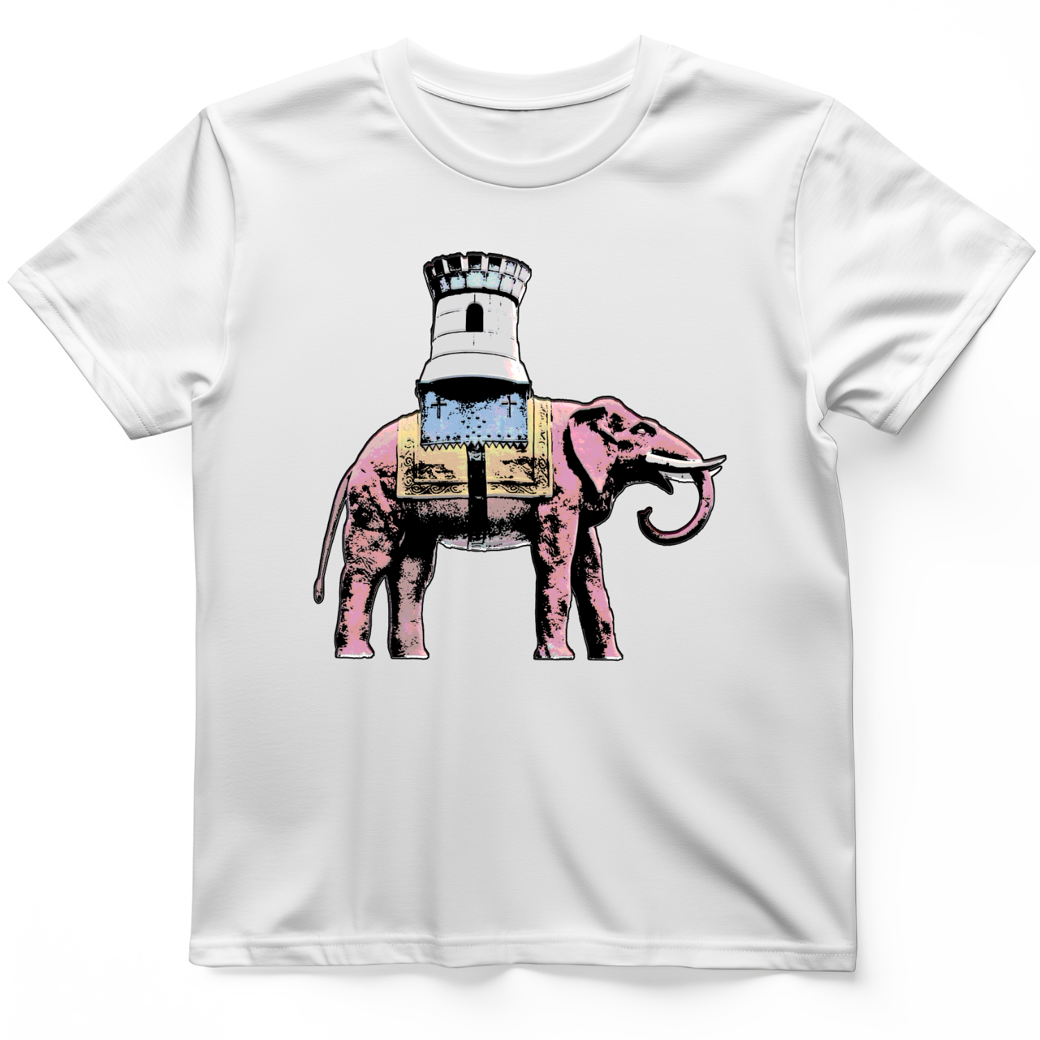 The Elephant And The Castle T-Shirt White / S