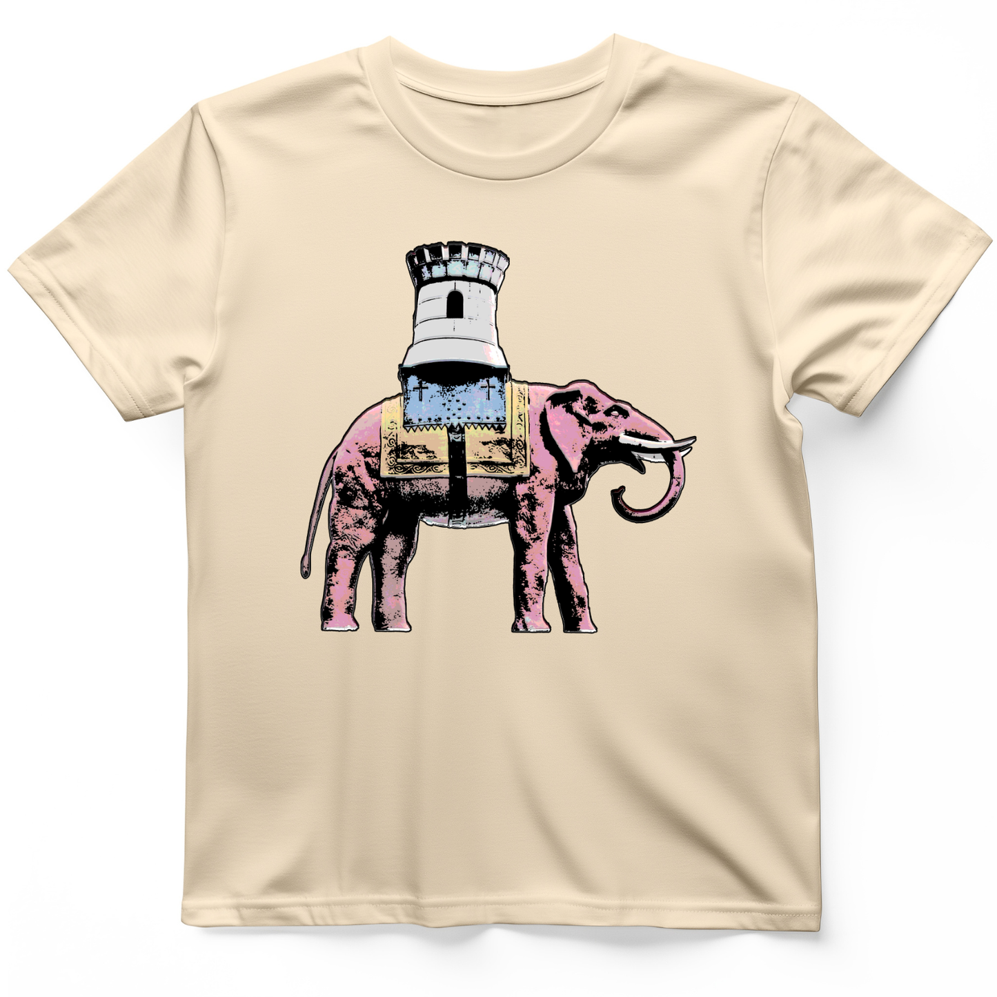 The Elephant And The Castle T-Shirt Natural / S