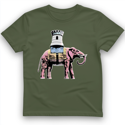 The Elephant And The Castle T-Shirt Military Green / S