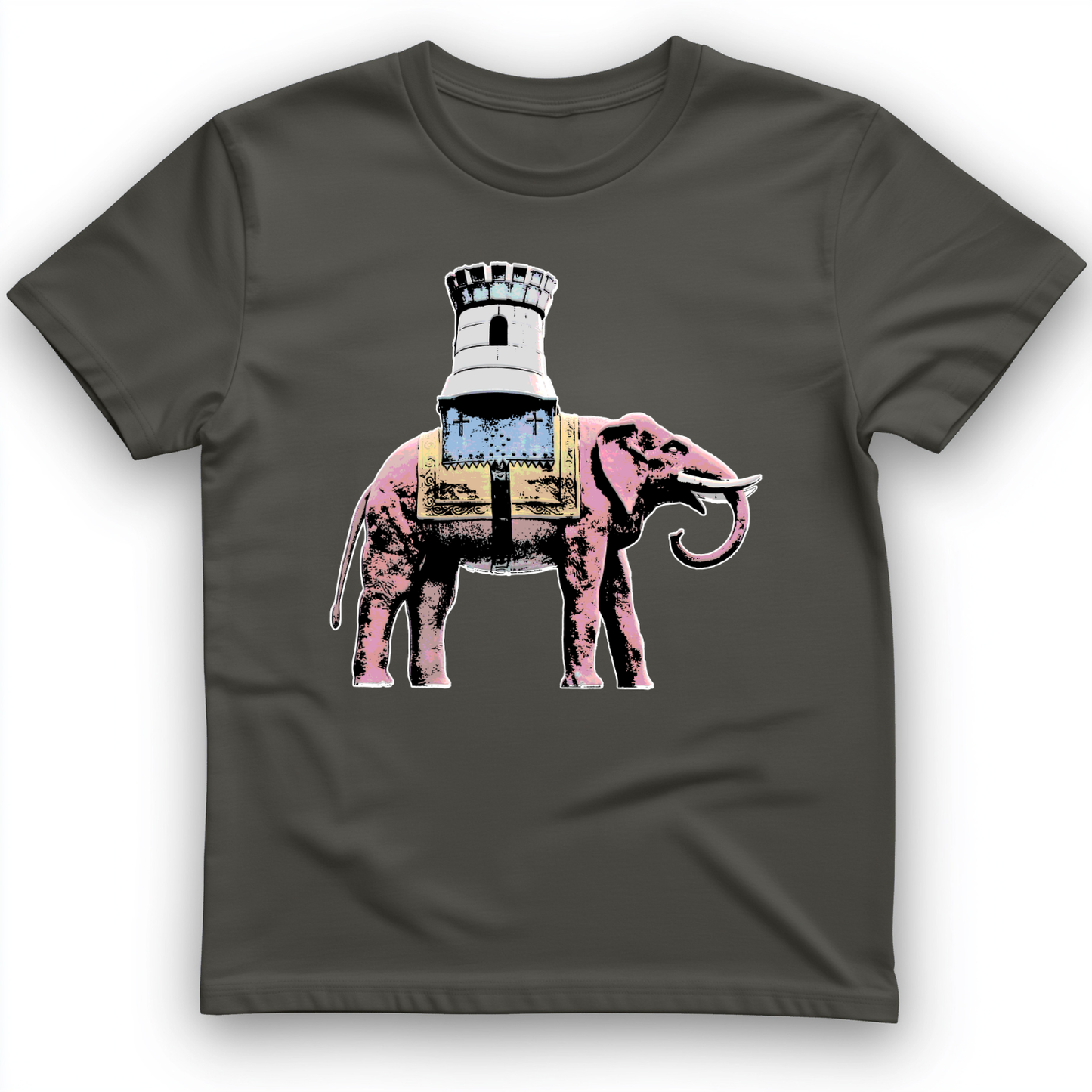 The Elephant And The Castle T-Shirt Charcoal / S