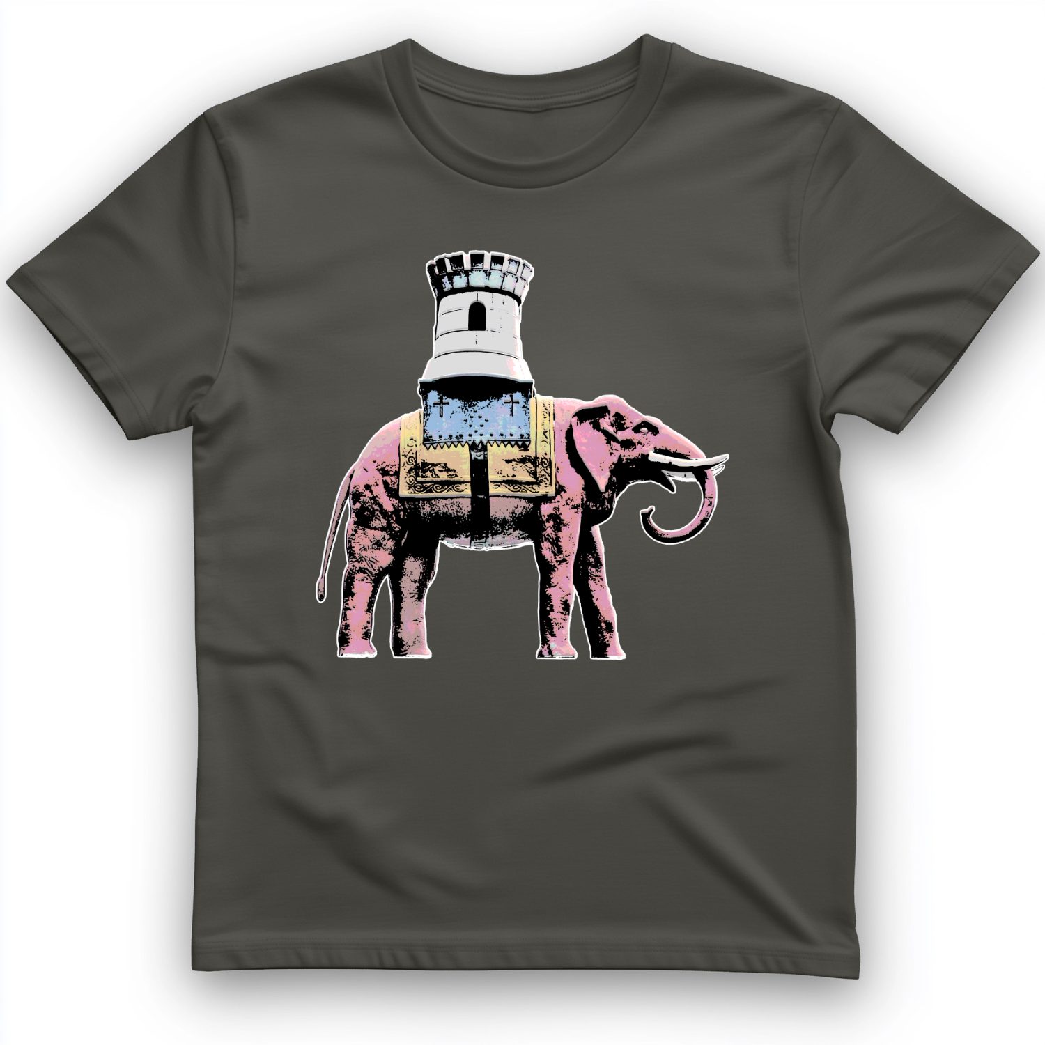 The Elephant And The Castle T-Shirt Charcoal / S