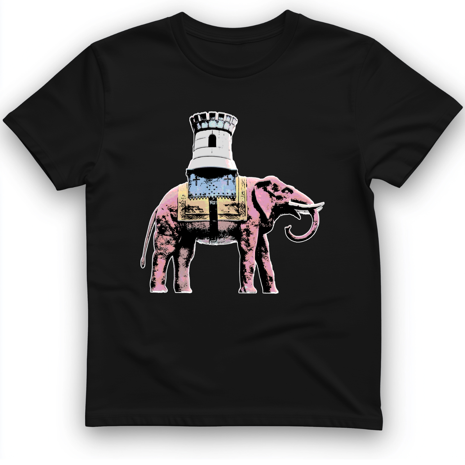 The Elephant And The Castle T-Shirt Black / S