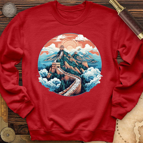 The Great Wall Crewneck Red / S