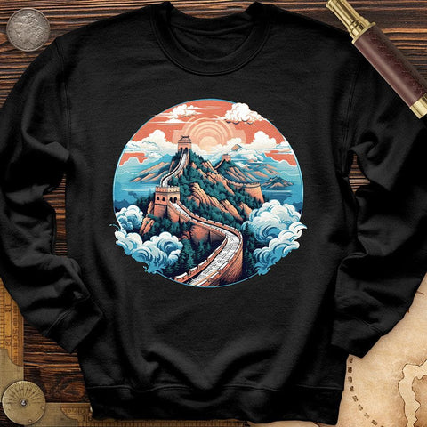 The Great Wall Crewneck Black / S