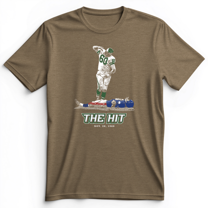 The Hit Premium Tee Heather Olive / S