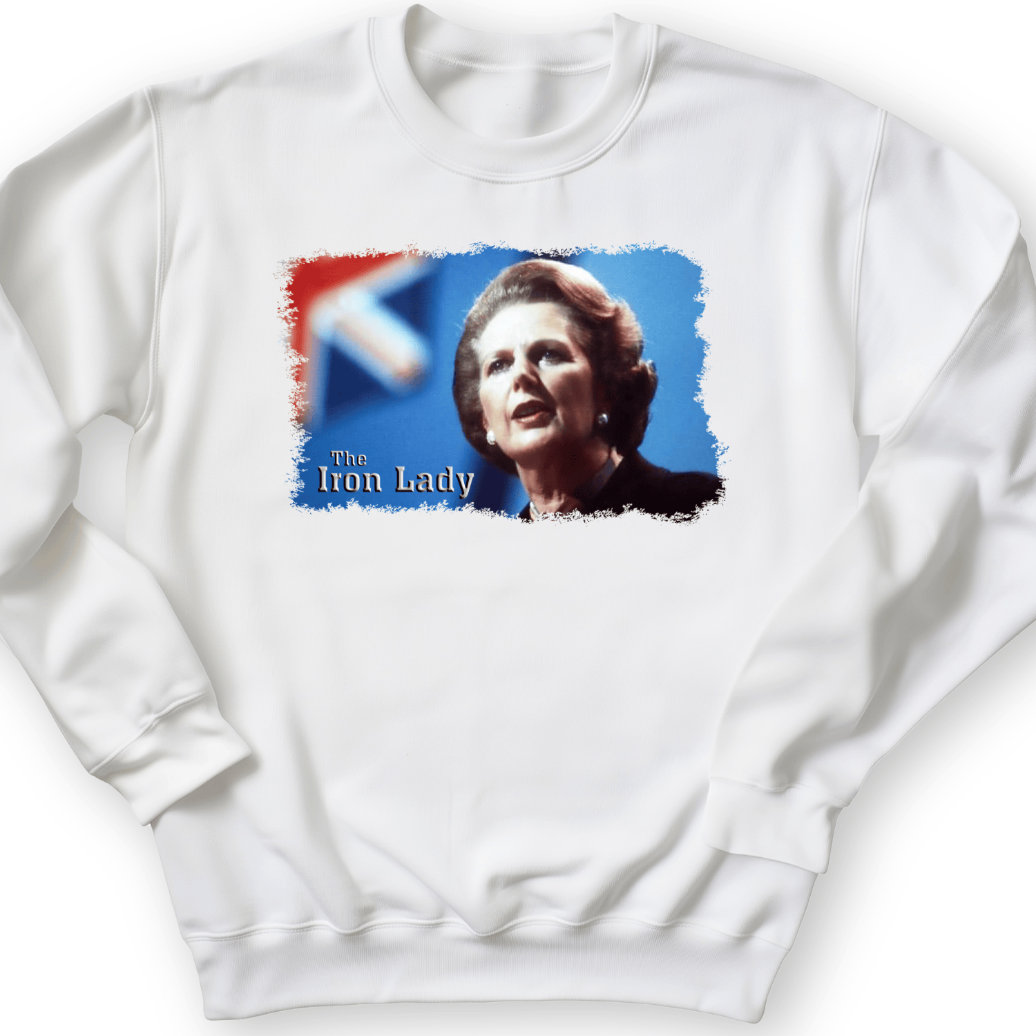 The Iron Lady Crewneck White / S