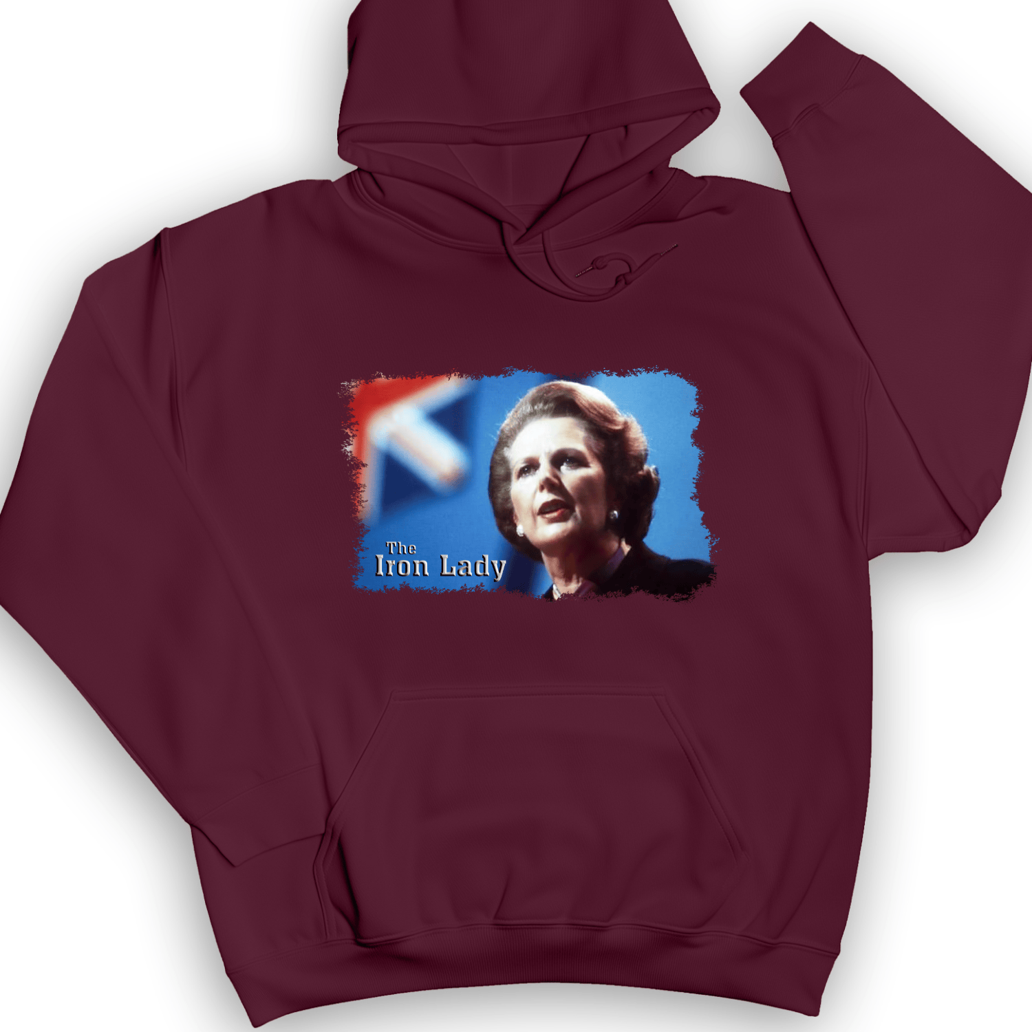 The Iron Lady Hoodie Maroon / S