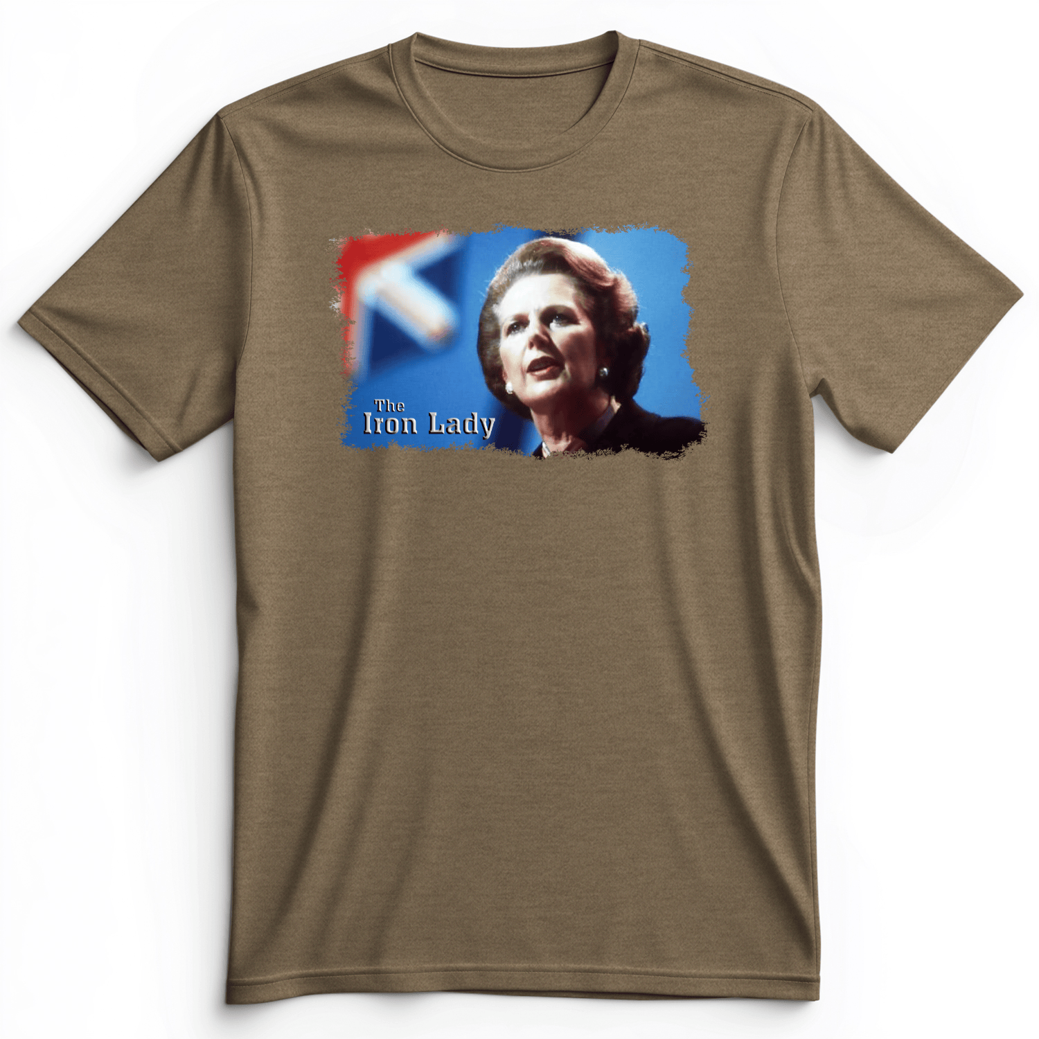 The Iron Lady Premium Tee Heather Olive / S