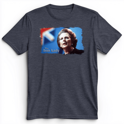 The Iron Lady Premium Tee Heather Navy / S