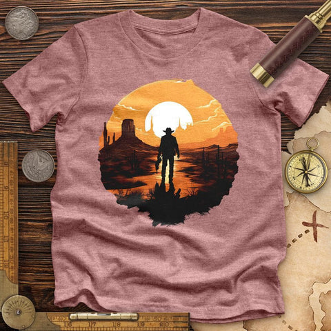 The Lone Ranger High Quality Tee Heather Mauve / S